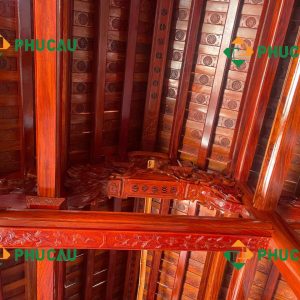 Wooden house made from Tali wood