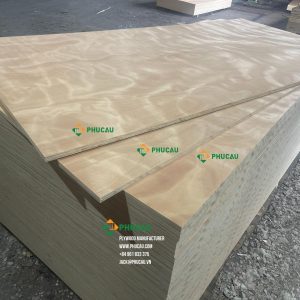 Calibrated commercial plywood with faces are Okume AA